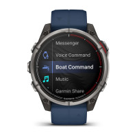 Морський GPS смартгодинник quatix 8 47mm AMOLED Sapphire