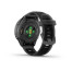 Смарт-годинник Garmin Forerunner 570 (42 мм), алюмінієвий безель сланцево-сірого кольору з чорним ремінцем