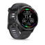 Смарт-годинник Garmin Forerunner 970 з вуглецево-сірим титановим безелем DLC, чорним корпусом і чорним ремінцем