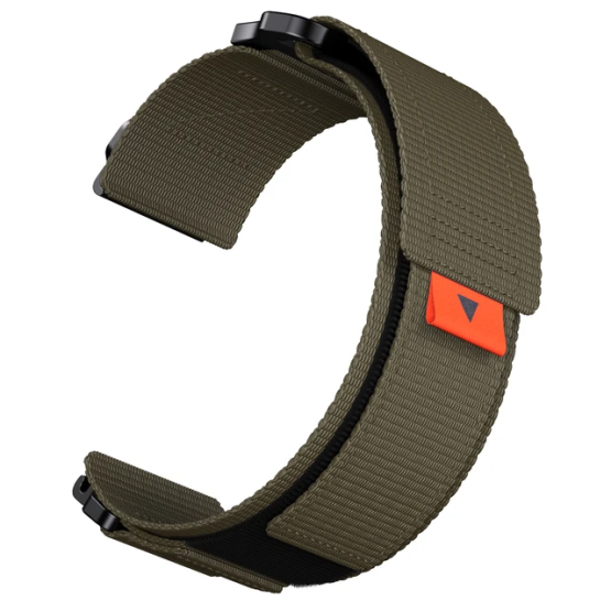 Ремінець нейлоновий 26mm для годинника Garmin EpixPro Fenix Pro Enduro Tactix зелений