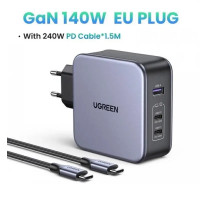 Сетевой зарядный устройство UGREEN CD289 Nexode 140W Charger EU