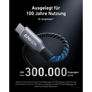 Кабель Anker Prime USB-C на USB-C Кабель (240W)