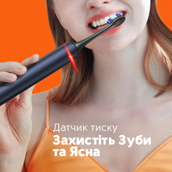 Електрична зубна щітка Bitvae S3 Smart 4 насадки та футляр Рожевий