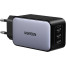 Зарядний пристрій для UGREEN X556 65W GaN Fast Charger 3-Port Type-C Space Gray EU