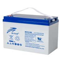 Аккумуляторная батарея GEL RITAR DG12-100, Gray Case, 12V 100.0Ah  ( 328 х 172 х 215 (220) ) Q1/36