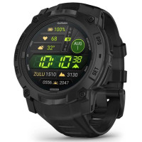 Смарт-годинник Garmin Instinct 3 50mm AMOLED Tactical Edition Black with Black Band
