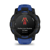 Instinct 3 · 45 mm · AMOLED · Bolt Blue/Black