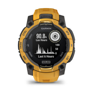 Смарт-годинник Garmin Instinct 3 45 мм Solar Sunburst помаранчевий