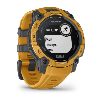 Смарт-годинник Garmin Instinct 3 45 мм Solar Sunburst помаранчевий