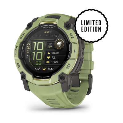Смарт-годинник Garmin Instinct 3 50 мм AMOLED Fern Green (зелений)