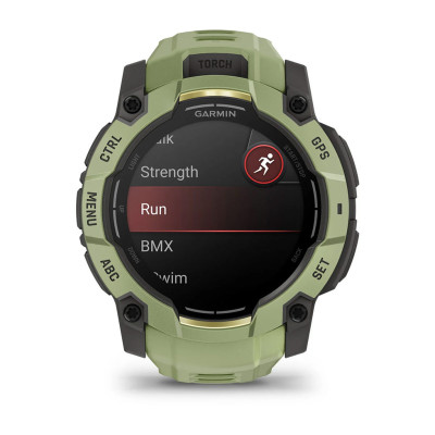 Смарт-годинник Garmin Instinct 3 50 мм AMOLED Fern Green (зелений)