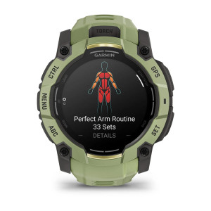 Смарт-годинник Garmin Instinct 3 50 мм AMOLED Fern Green (зелений)