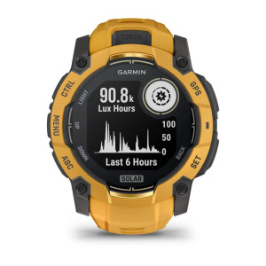 Смарт-годинник Garmin Instinct 3 50 мм Solar Sunburst (помаранчевий)