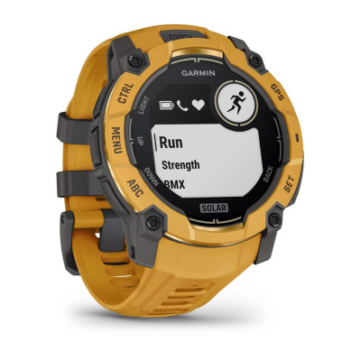 Смарт-годинник Garmin Instinct 3 50 мм Solar Sunburst (помаранчевий)