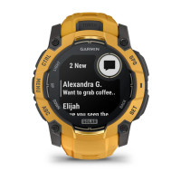 Смарт-часы Garmin Instinct 3 50 мм Solar Sunburst (оранжевые)
