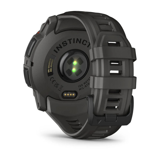Garmin Instinct 3 50mm Solar Black Bezel with Charcoal Band