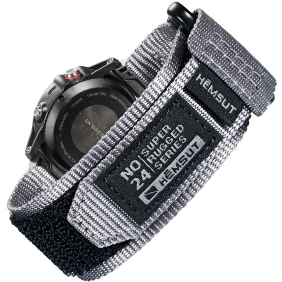 Ремінець для Garmin HEMSUT 22mm Nylon середній розмір для зап'ястя 185-210мм