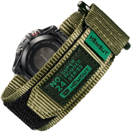 Ремінець для Garmin HEMSUT 22mm Nylon середній розмір для зап'ястя 185-210мм