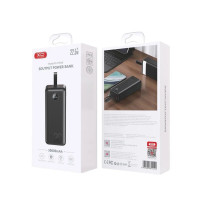 Зовнішній портативний акумулятор XO PR240 30000mAh 22.5W Black