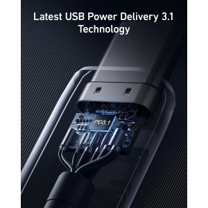 Кабель Anker 765 USB-C to USB-C Cable 140W (3 ft / 6 ft)