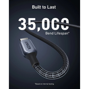Кабель Anker 765 USB-C to USB-C Cable 140W (3 ft / 6 ft)