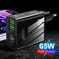 Зарядний пристрій GAN Charger Fast Charging Multi Port QC 3.0 PD25W 65W