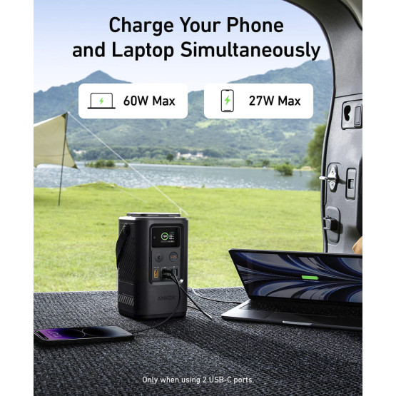 Зовнішній портативний акумулятор Anker 548 60000mAh Khaki