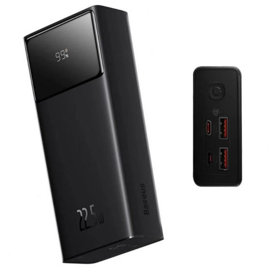 Зовнішній портативний акумулятор Baseus Star Lord Digital Display 30000mAh 22.5W Black Зовнішній портативний акумулятор Baseus Star Lord Digital Display 30000mAh 22.5W Black