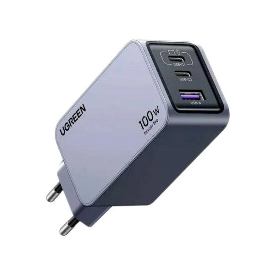Зарядний пристрій UGREEN X757 Nexode Pro GaN Fast Charger Set 100W EU