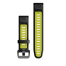 Ремінець Garmin epixPRO 20mm QuickFit Blk/Lime Silicone Bnd