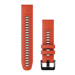 Ремінець Garmin epixPRO 22mm QuickFit FlRed/Grpht Silcn Bnd