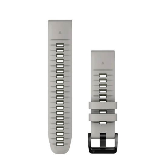 Ремінець Garmin epixPRO 22mm QuickFit Fog Gry/Moss Silcn Bnd