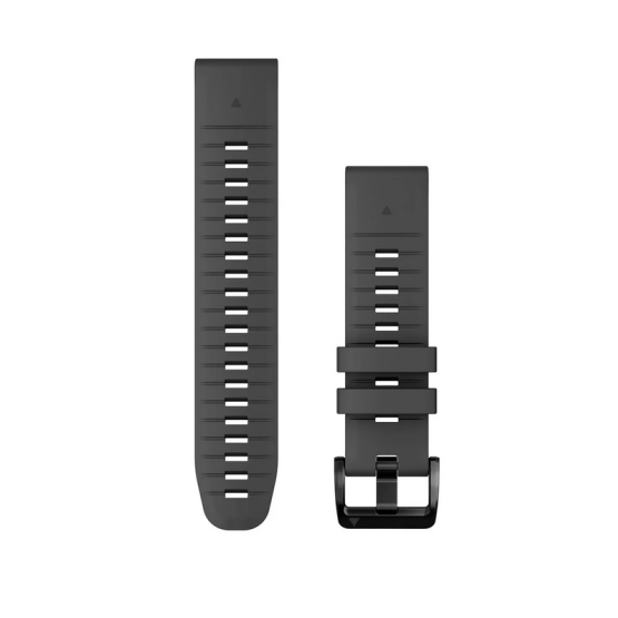 Ремінець Garmin epixPRO 22mm QuickFit Graphite Silicone Bnd