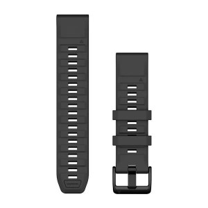 Ремінець Garmin Fenix 8 QuickFit 22mm Графіт силіконовий
