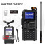 Рація Baofeng UV-K5 Plus двохдіапазонна рація UHF/VHF 10 Вт з акумулятором