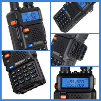 Рация Baofeng UV-5R 8 Вт 136-174, 400-520 МГц + комплект 1шт