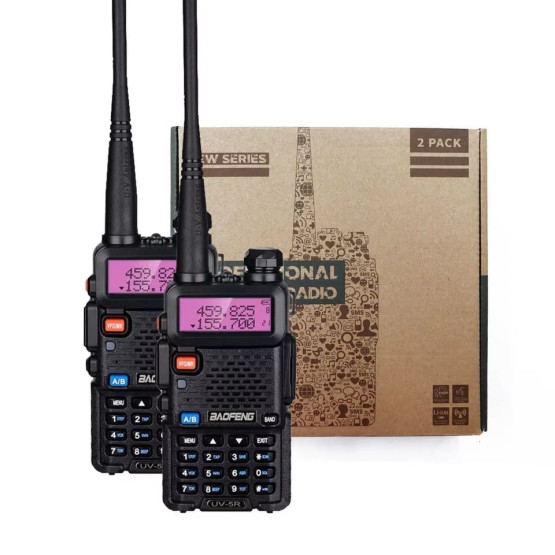 Рация Baofeng UV-5R 8 Вт 136-174, 400-520 МГц + комплект 2шт