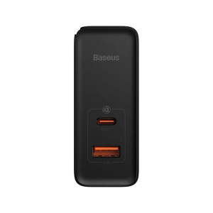 Сетевой зарядный устройство Baseus GaN5 Pro Fast Charger Type-C+USB 100W Black
