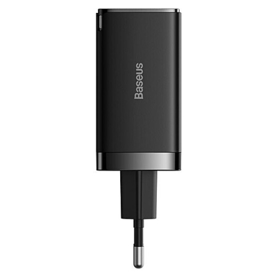 Зарядний пристрій Baseus GaN5 Pro Fast Charger 2C+U 65W Black w/Type-C to Type-C Зарядний пристрій Baseus GaN5 Pro Fast Charger 2C+U 65W Black w/Type-C to Type-C