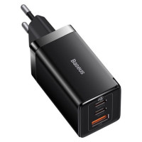 Зарядный устройство Baseus GaN5 Pro Fast Charger 2C+U 65W Black w/Type-C to Type-C