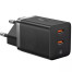 Зарядний пристрій Baseus GaN5 Pro 40W Type-C + Type-C Black