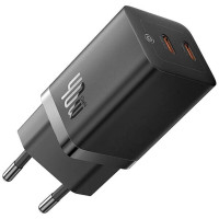 Зарядный устройство Baseus GaN5 Pro 40W Type-C + Type-C Black