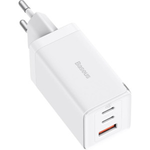 Зарядний пристрій Baseus GaN5 Pro 40W Type-C + Type-C White