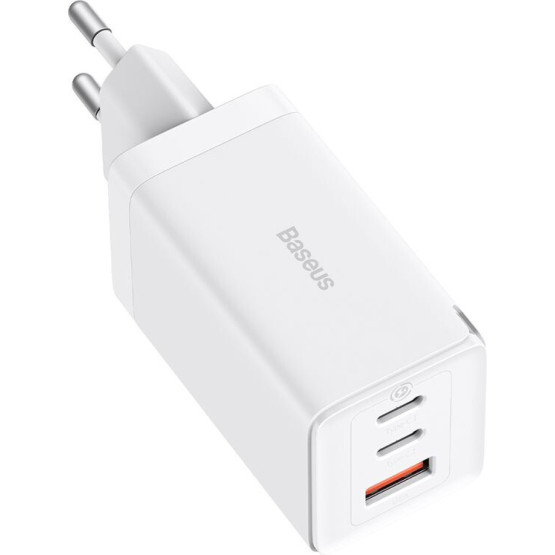 Зарядний пристрій Baseus GaN5 Pro 40W Type-C + Type-C White Зарядний пристрій Baseus GaN5 Pro 40W Type-C + Type-C White