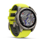 Смарт-годинник Garmin Fenix 8 51 мм Solar Сапфір Графіт/Титан з силіконовим ремінцем QuickFit 26 мм
