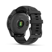 Смарт-часы Garmin Fenix E Чёрный/Серый с силиконовым ремешком 47мм QuickFit 22 мм