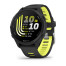 Смарт-годинник Garmin Forerunner 170 з чорно-жовтим силіконовим ремінцем