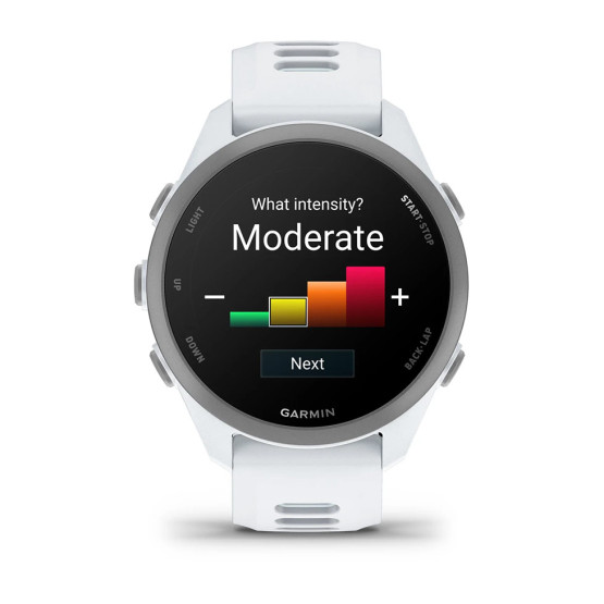 Смарт-годинник Garmin Forerunner 170 Music зі світло-сіро-блакитним силіконовим ремінцем