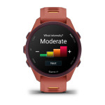 Смарт-годинник Garmin Forerunner 170 Music з рожево-манговим силіконовим ремінцем