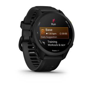 Смарт-годинник Garmin Forerunner 70 з чорним силіконовим ремінцем